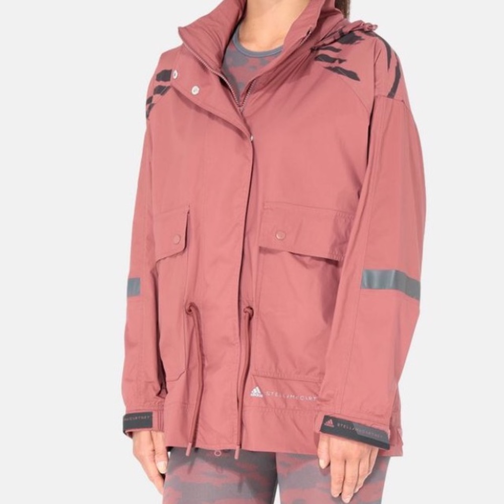 Stella McCartney Jacket Windbreaker for Adidas Stylish Athletic Jacket new w tag - Picture 5 of 13